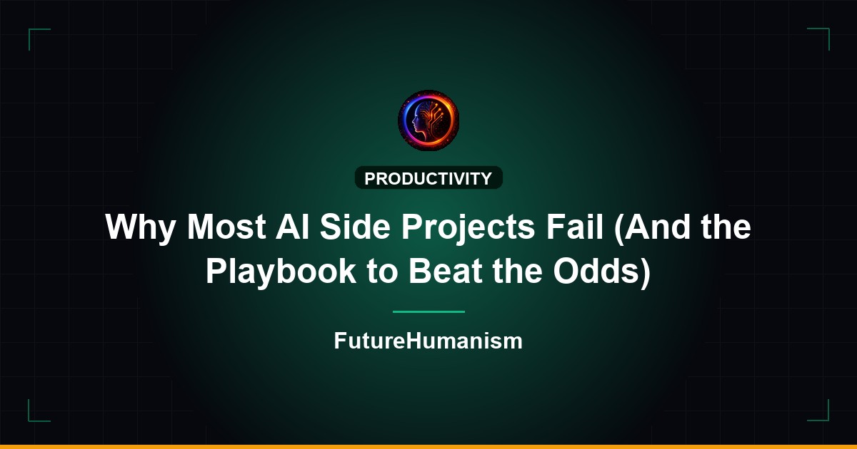 Why Most AI Side Projects Fail (And the Playbook to Beat the Odds ...